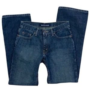 Nautica Straight Slight Bootcut Blue Jeans Sz 4